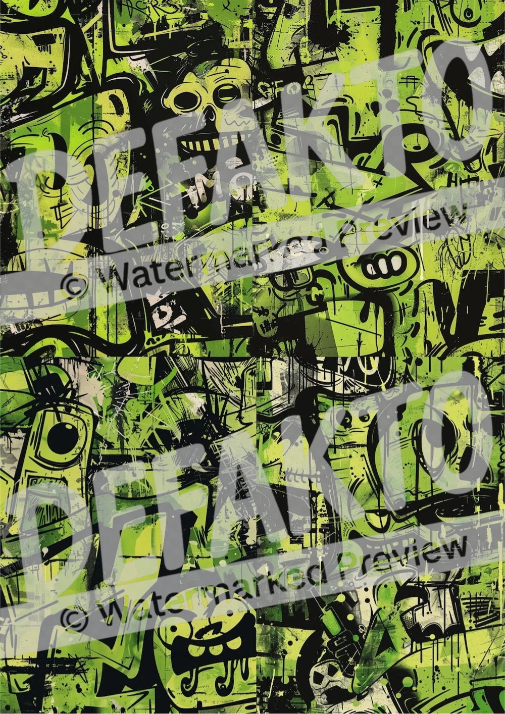 Toxic Chaos - Canvas