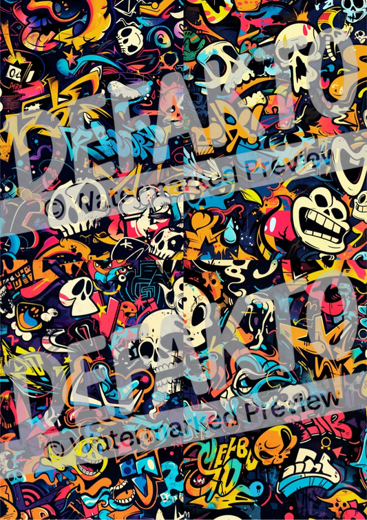 Cartoon Carnage - Canvas