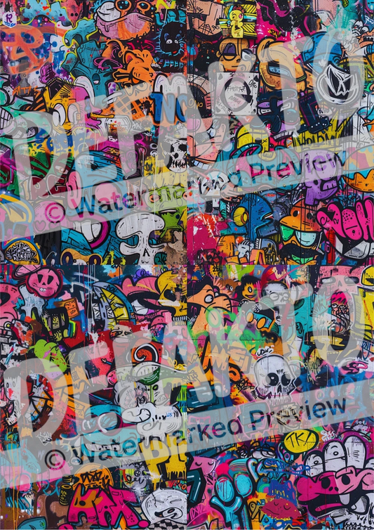 Cartoon Mayhem - Canvas