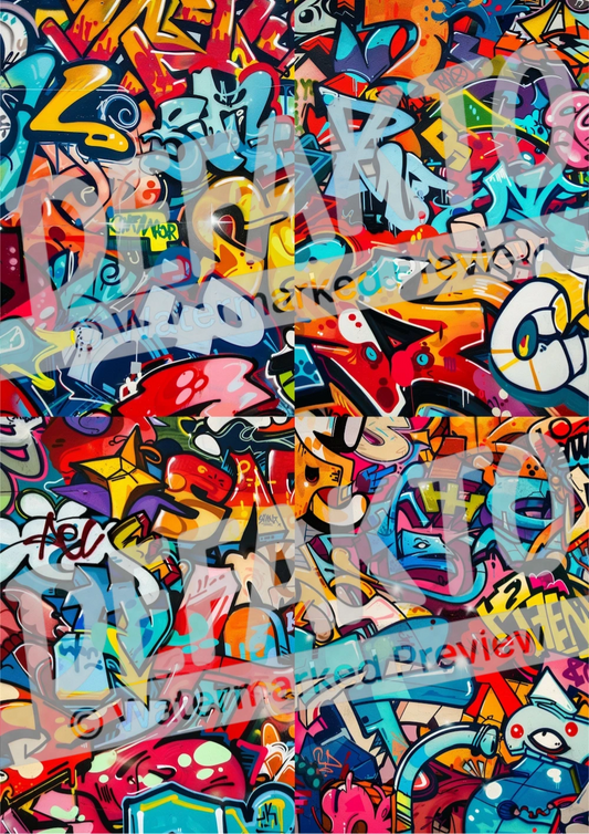 Scribble Warfare - Canvas